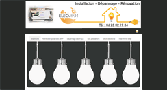 Desktop Screenshot of electricien-montpellier.net