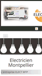 Mobile Screenshot of electricien-montpellier.net